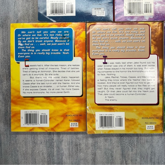 Animorphs Paperback Book Lot Of 5. #’s 6, 19, 20, 32 & 36 - Picture 7 of 9